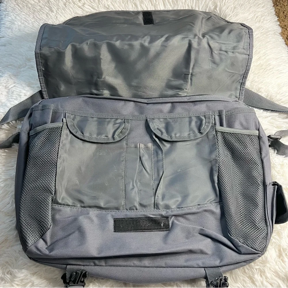 Guess Gray Urban Messenger Bag Laptop Computer Carry On Marciano Business Case